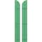 Ekena Millwork Americraft 2-Board (3 Batten) Wood Joined Board-n-Batten Shutters w/ Arch Top, ARW401BQ207X77LPH, PR ARW401BQ207X77LPH - alternate 1